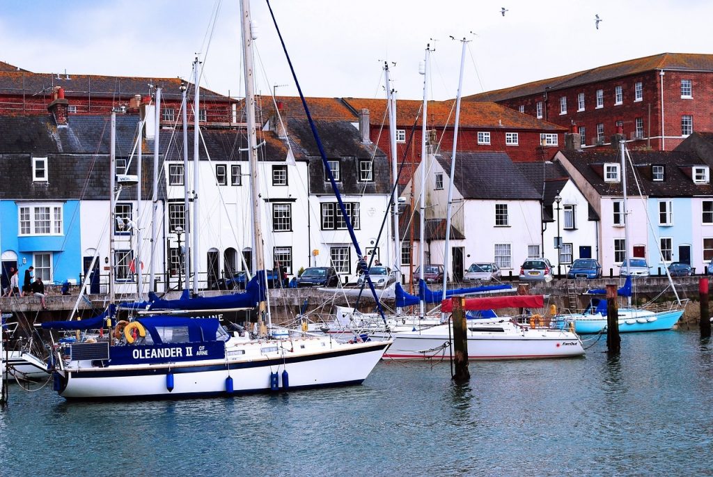 Weymouth Harbour. A great day out when staying at Tolpuddle Cottage